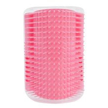 Load image into Gallery viewer, Cat Scratcher Corner Pet Brush Comb Play Cat Toy Plastic Scratch Bristles Arch Massager  Self Groomer with Catnip Pouch Cat Wall Corner Massage Groomer Cat Self Grooming Brush