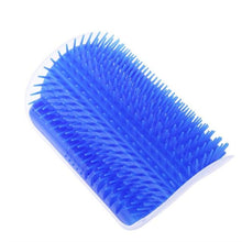 Load image into Gallery viewer, Cat Scratcher Corner Pet Brush Comb Play Cat Toy Plastic Scratch Bristles Arch Massager  Self Groomer with Catnip Pouch Cat Wall Corner Massage Groomer Cat Self Grooming Brush