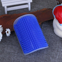 Load image into Gallery viewer, Cat Scratcher Corner Pet Brush Comb Play Cat Toy Plastic Scratch Bristles Arch Massager  Self Groomer with Catnip Pouch Cat Wall Corner Massage Groomer Cat Self Grooming Brush